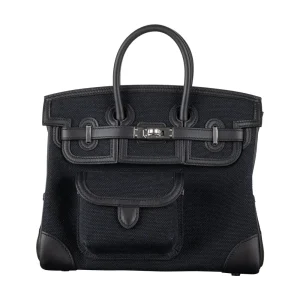 1:1 Hermès Replica - Birkin 25 Cargo Black Palladium HW