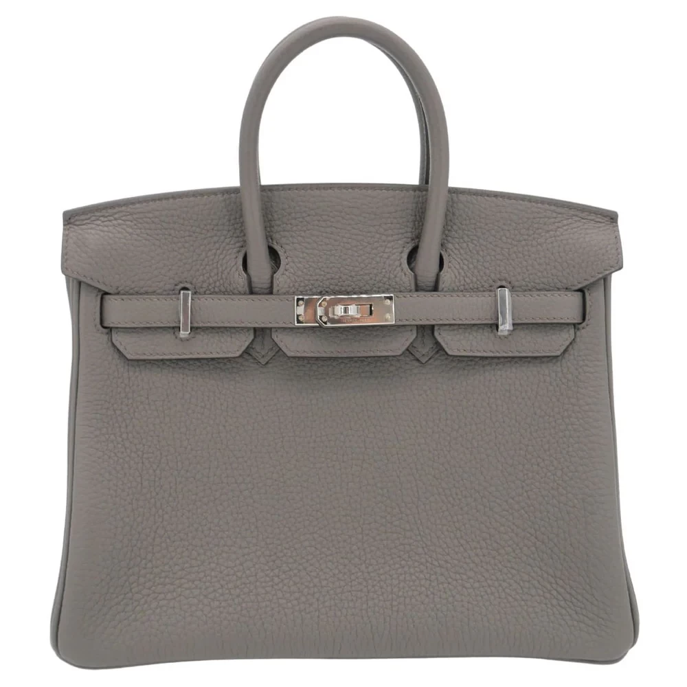 1:1 Hermès Replica - Birkin 25 Gris Meyer Togo Palladium HW
