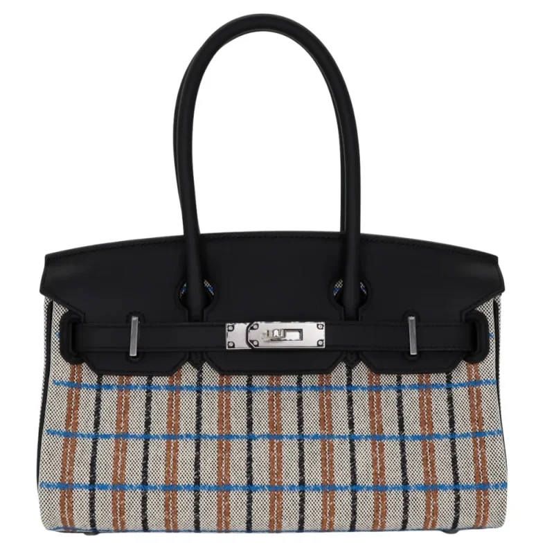 1:1 Hermès Replica - Birkin 29 Canvas/Swift Ecru | Replica