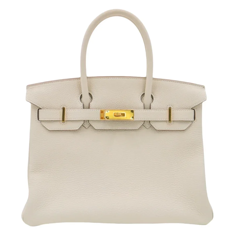 1:1 Hermès Replica - Birkin 30 Craie Togo Gold HW