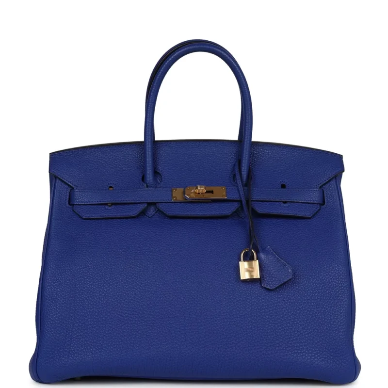 1:1 Hermès Replica – Birkin 35 Bleu Electrique Togo