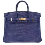 Artisan-Grade Hermès Dupes | Birkin 25 Bleu Saphir Matte