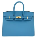 Artisan-Grade Hermès Dupes - Birkin 25 Sellier Celeste