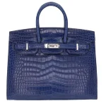 Artisan-Grade Hermès Dupes | Birkin 25 Sellier Indigo Aizome