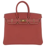 Artisan-Grade Hermès Dupes - Birkin 25 Sienne Togo Gold HW