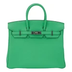 Artisan-Grade Hermès Dupes - Birkin 25 Vert Comics Togo Palladium HW