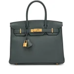 Artisan-Grade Hermès Dupes - Birkin 30 Vert Fonce Togo