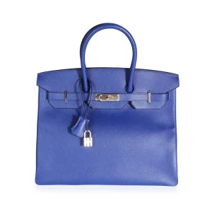 Artisan-Grade Hermès Dupes – Birkin 35 Bleu Electrique