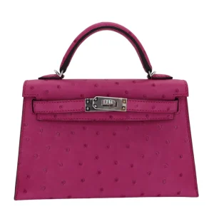 Artisan-Grade Hermès Dupes | Kelly II Sellier Mini Rose Poupre
