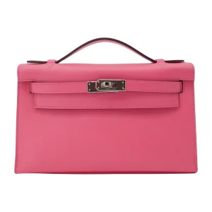 Artisan-Grade Hermès Dupes | Kelly Pochette Rose Azalee