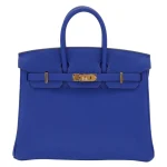 Best Replica Hermes - Birkin 25 Bleu Royal Togo Gold HW