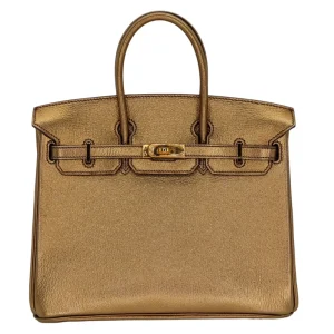 Best Replica Hermes - Birkin 25 Bronze Metallic Gold HW