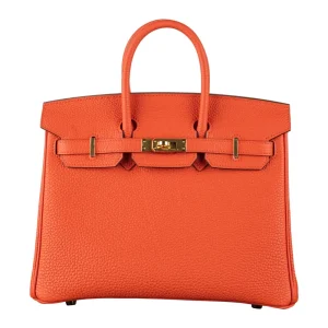 Best Replica Hermes - Birkin 25 Capucine Togo Gold HW