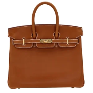 Best Replica Hermes - Birkin 25 Fauve Barenia Gold HW