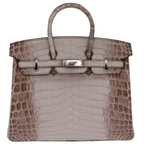 Best Replica Hermes - Birkin 25 Gris Cendre Matte Crocodile