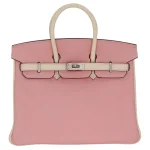Best Replica Hermes - Birkin 25 HSS Rose Sakura/Nata Clemence