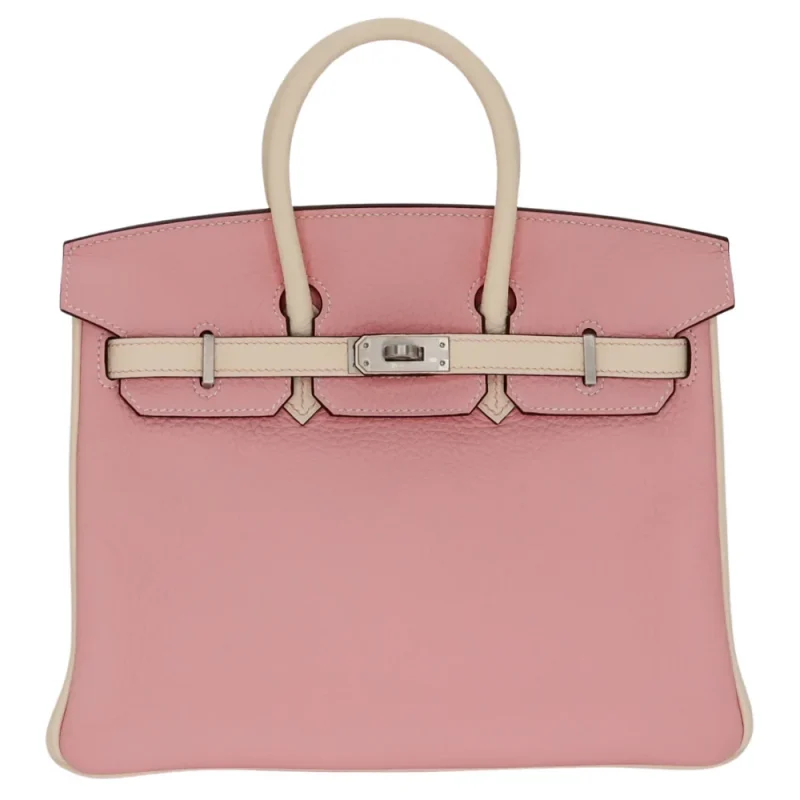 Best Replica Hermes - Birkin 25 HSS Rose Sakura/Nata Clemence
