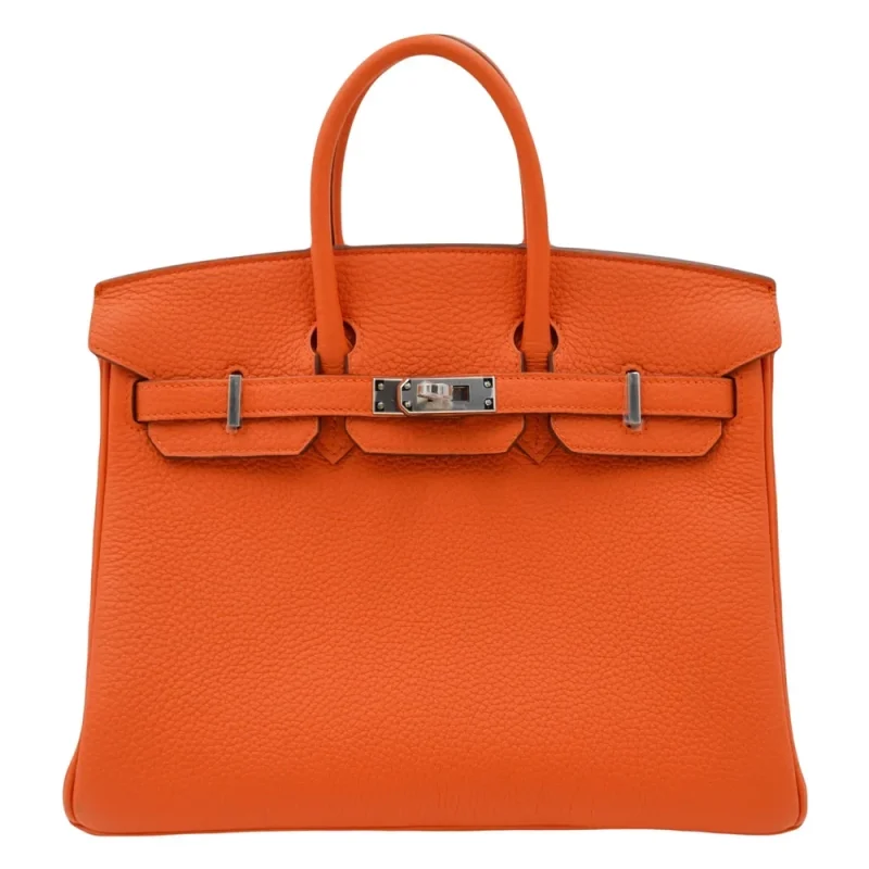 Best Replica Hermes - Birkin 25 Orange Togo Palladium HW
