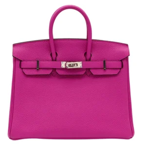 Best Replica Hermes - Birkin 25 Rose Magnolia Togo Palladium HW