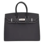 Best Replica Hermes - Birkin 25 HSS Black Epsom Brushed Palladium