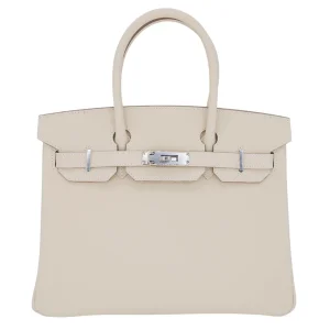 Best Replica Hermes - Birkin 30 Craie Epsom Palladium HW