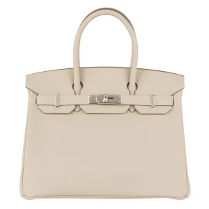 Best Replica Hermes - Birkin 30 Craie Togo Palladium HW