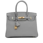Best Replica Hermes - Birkin 30 Gris Mouette Togo Gold HW
