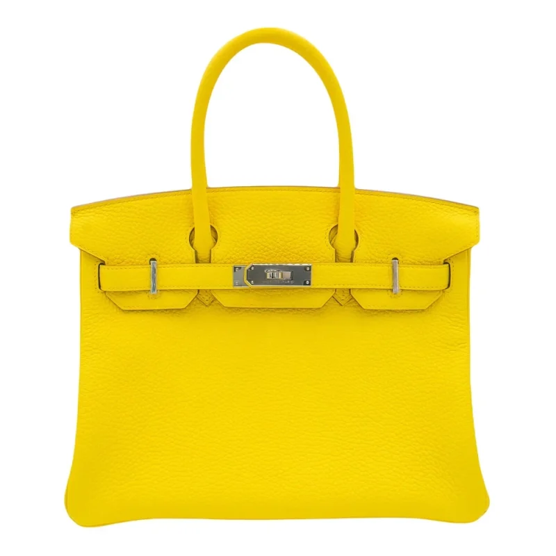 Best Replica Hermes - Birkin 30 Lime Clemence Palladium HW
