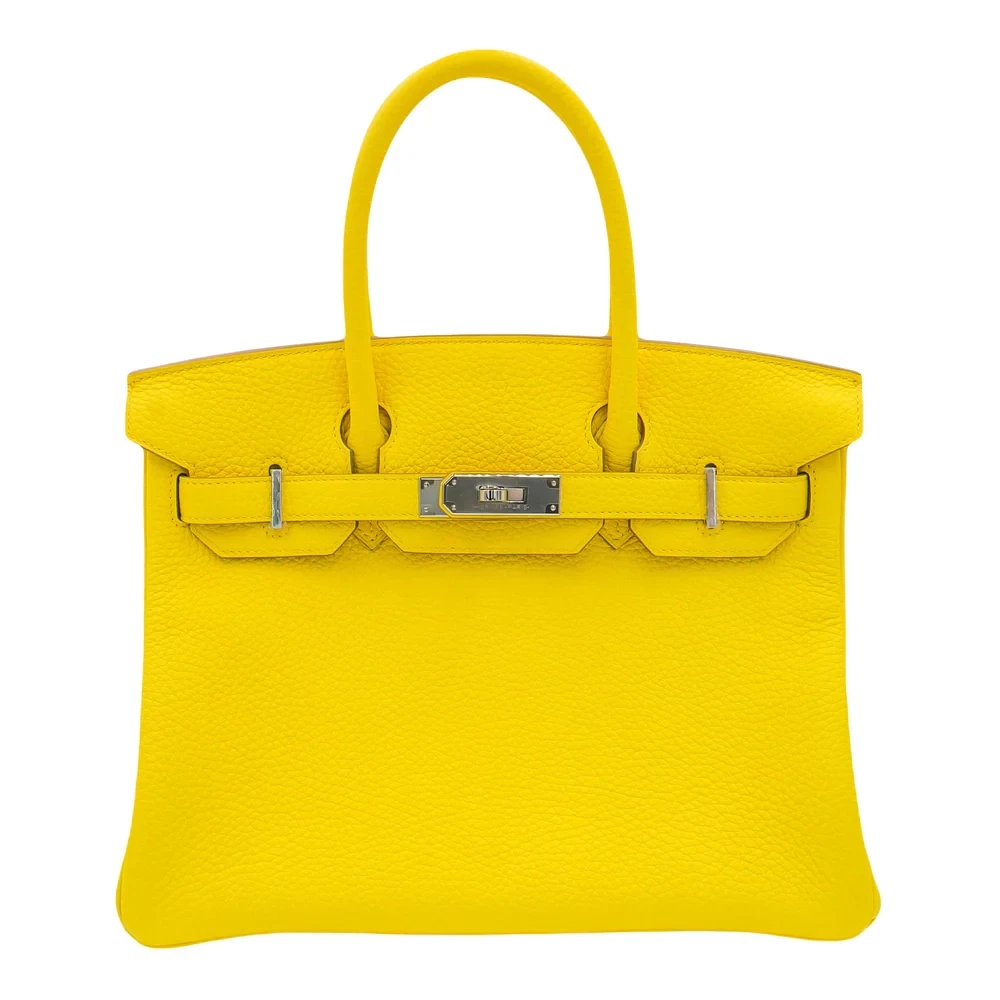 Best Replica Hermes - Birkin 30 Lime Clemence Palladium HW