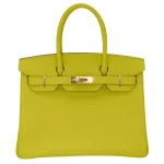 Best Replica Hermes - Birkin 30 Lime Epsom Gold HW