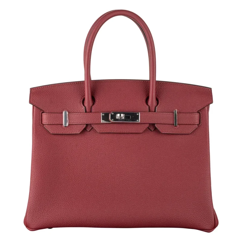 Best Replica Hermes - Birkin 30 Rouge Grenat Togo Palladium HW