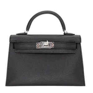 Best Replica Hermes Kelly II Sellier Mini HSS Black/Rouge H