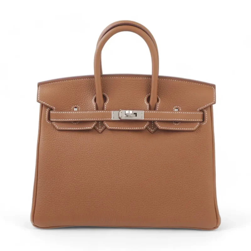 Hermès Birkin 25 Gold Togo Palladium HW - Premium Replica