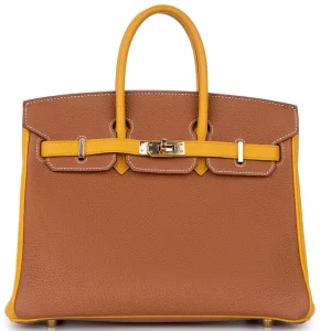 Hermès Birkin 25 HSS Togo Gold Jaune Gold HW - High-End Inspired