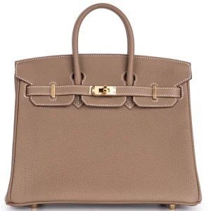 Hermès Birkin 25 Retourne Togo Gold HW - High-End Inspired
