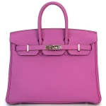 Hermès Birkin 25 Retourne Togo Magnolia Palladium HW - Mirror Quality Replicas
