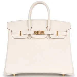 Hermès Birkin 25 Retourne Togo Mushroom Gold HW - Premium Replica