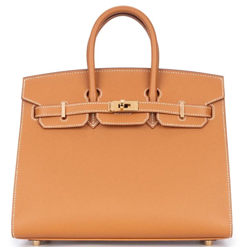Hermès Birkin 25 Sellier Epsom Gold Gold HW - Premium Replica