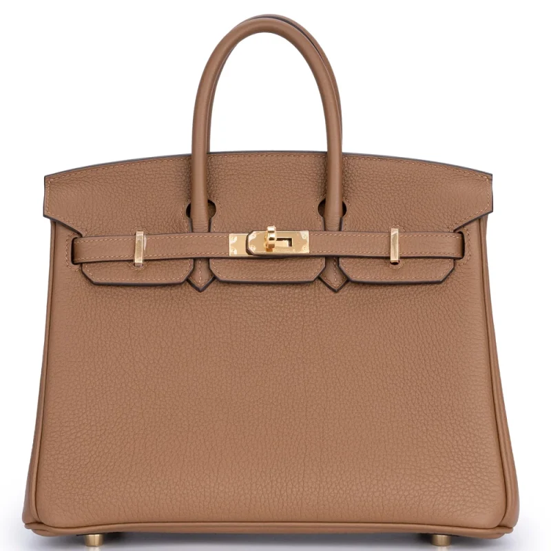 Hermès Birkin 25 Togo Alezan Gold HW - Premium Replica