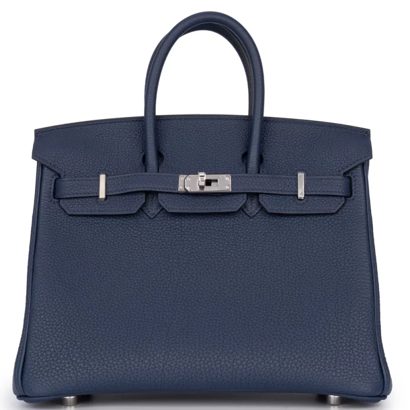 Hermès Birkin 25 Togo Bleu de Prusse Palladium HW - 1:1 Replica