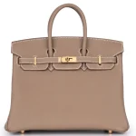 Hermès Birkin 25 Togo Etoupe Gold HW - High-End Inspired