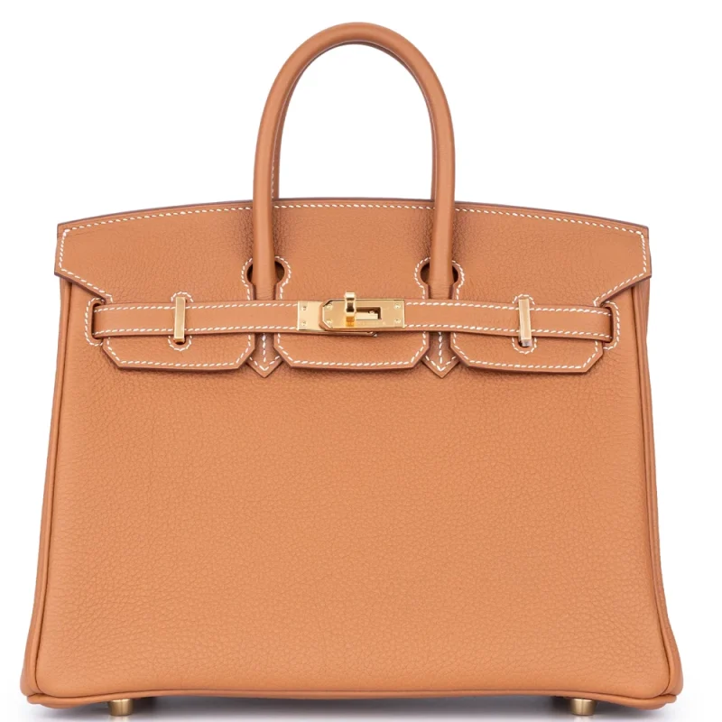 Hermès Birkin 25 Togo Gold Gold HW - Artisan-Grade Dupes