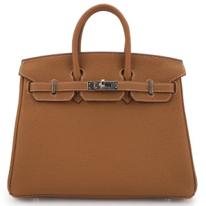 Hermès Birkin 25 Togo Gold Palladium HW - High-End Inspired