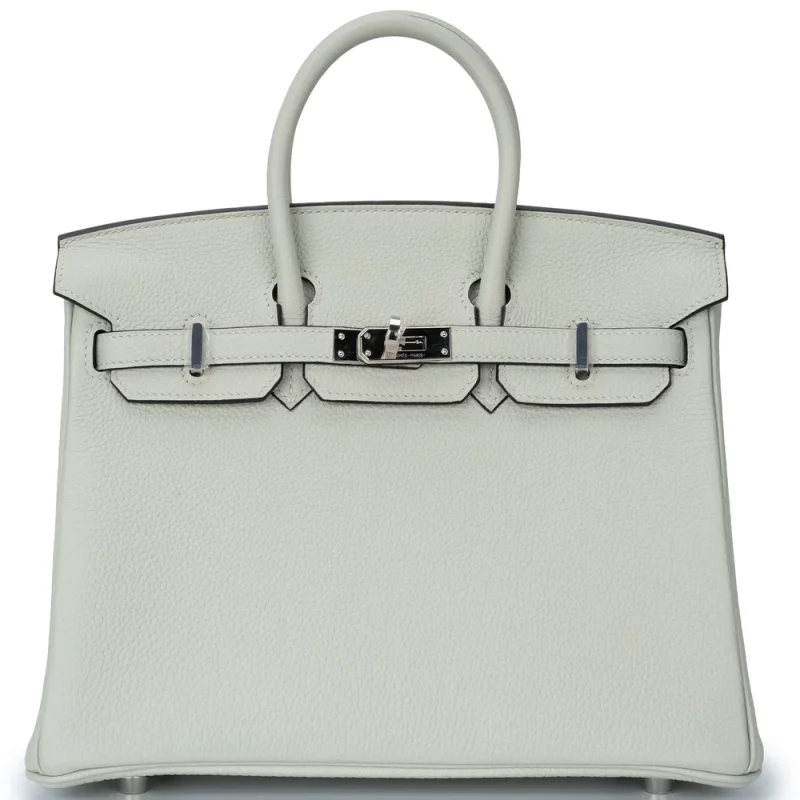 Hermès Birkin 25 Togo Gris Neve Palladium HW - Artisan-Grade Dupes
