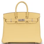Hermès Birkin 25 Togo Jaune Poussin Palladium HW - Best Replica