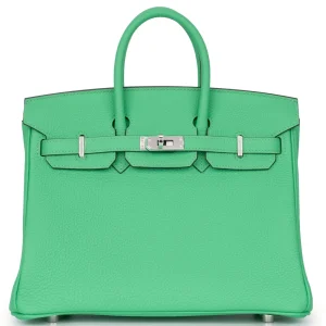 Hermès Birkin 25 Togo Vert Comics Palladium HW - Best Replica