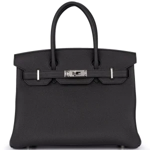 Hermès Birkin 30 Retourne Black Replica | High Mirror Quality