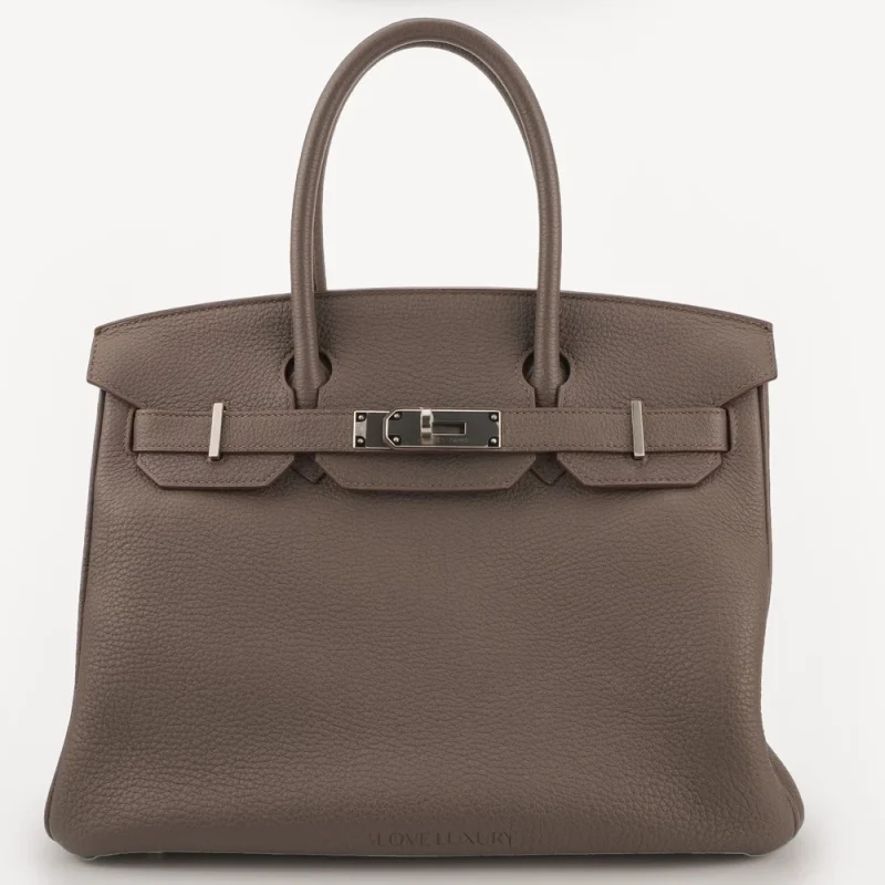 Hermès Birkin 30 Togo Gris Etain Palladium HW | ReplicaHermesBags