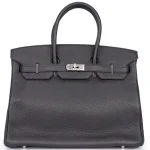 Hermès Birkin 35 Retourne Togo Black Palladium HW Replica