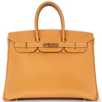 Hermès Birkin 35 Retourne Togo Gold HW - Artisan-Grade Dupes